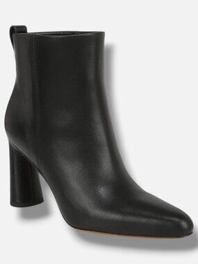 Vince Women's Black Hillside Pull-On High-Heel Booties Shoe Size 6.5M